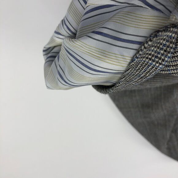 Peter Millar MINT 40R (36W 31.5L) 100% Wool Silk Cashmere 2 PC Suit Plaid Gray - Picture 15 of 16